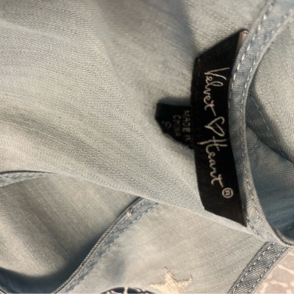 Poplin denim look tank top - Picture 12 of 12